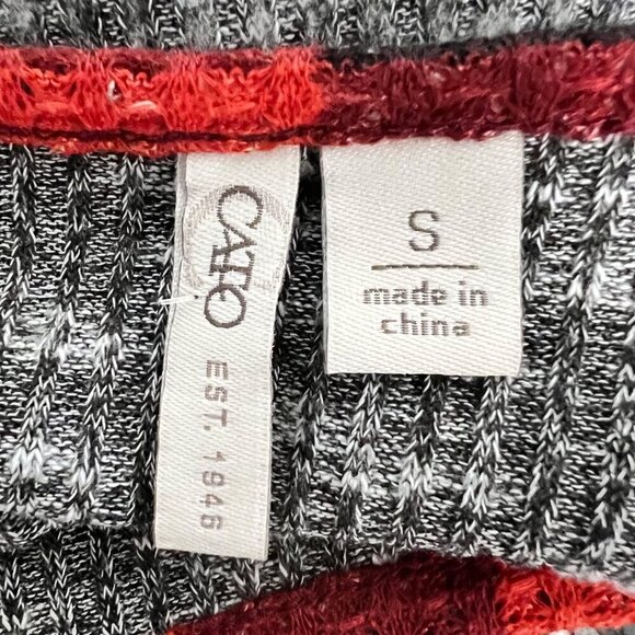 Cato Women’s 3/4 Sleeve Christmas Thermal Top Multicolor Soft Size Small - Picture 7 of 8